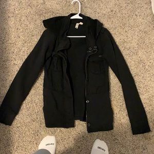 Super cute black light winter jacket size medium